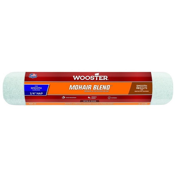Wooster 12" Paint Roller Cover, 1/4" Nap Nap, Woven Mohair 00R2070120